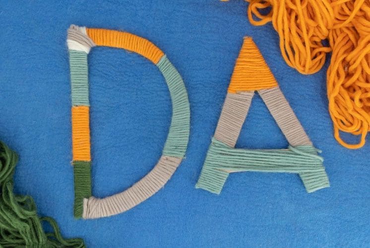 Yarn Letter Board